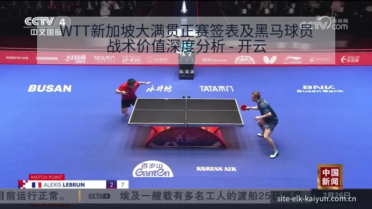 WTT新加坡大满贯正赛签表及黑马球员战术价值深度分析 - 开云